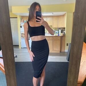 Lulu’s Elegant Black Women's Set